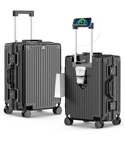 Amazon.com | 20 Inch Carry on Luggage Airline Approved, Zipperless